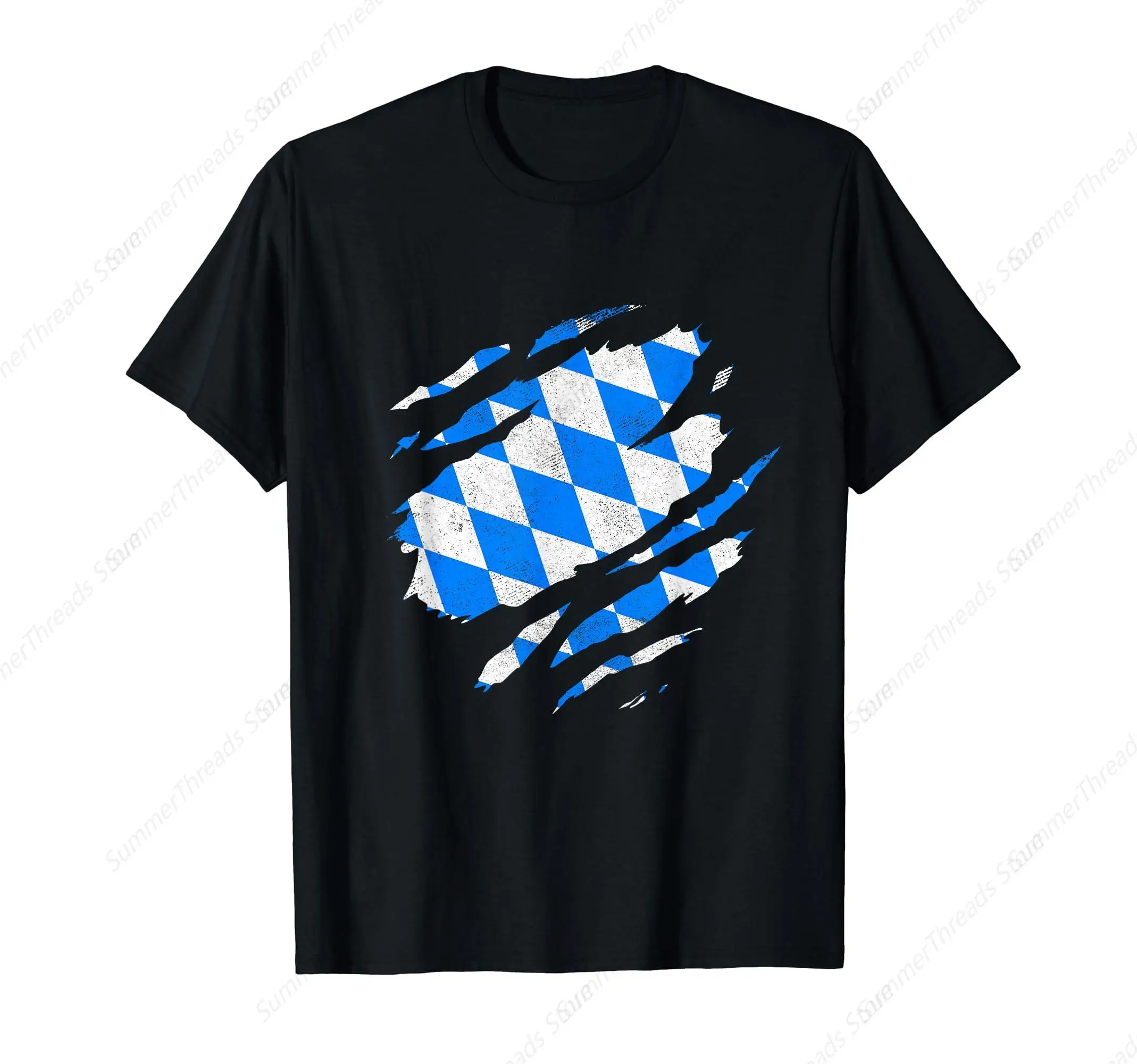 Bavarian Flag Munich Germany Europe German Bayern Bavaria T-Shirt