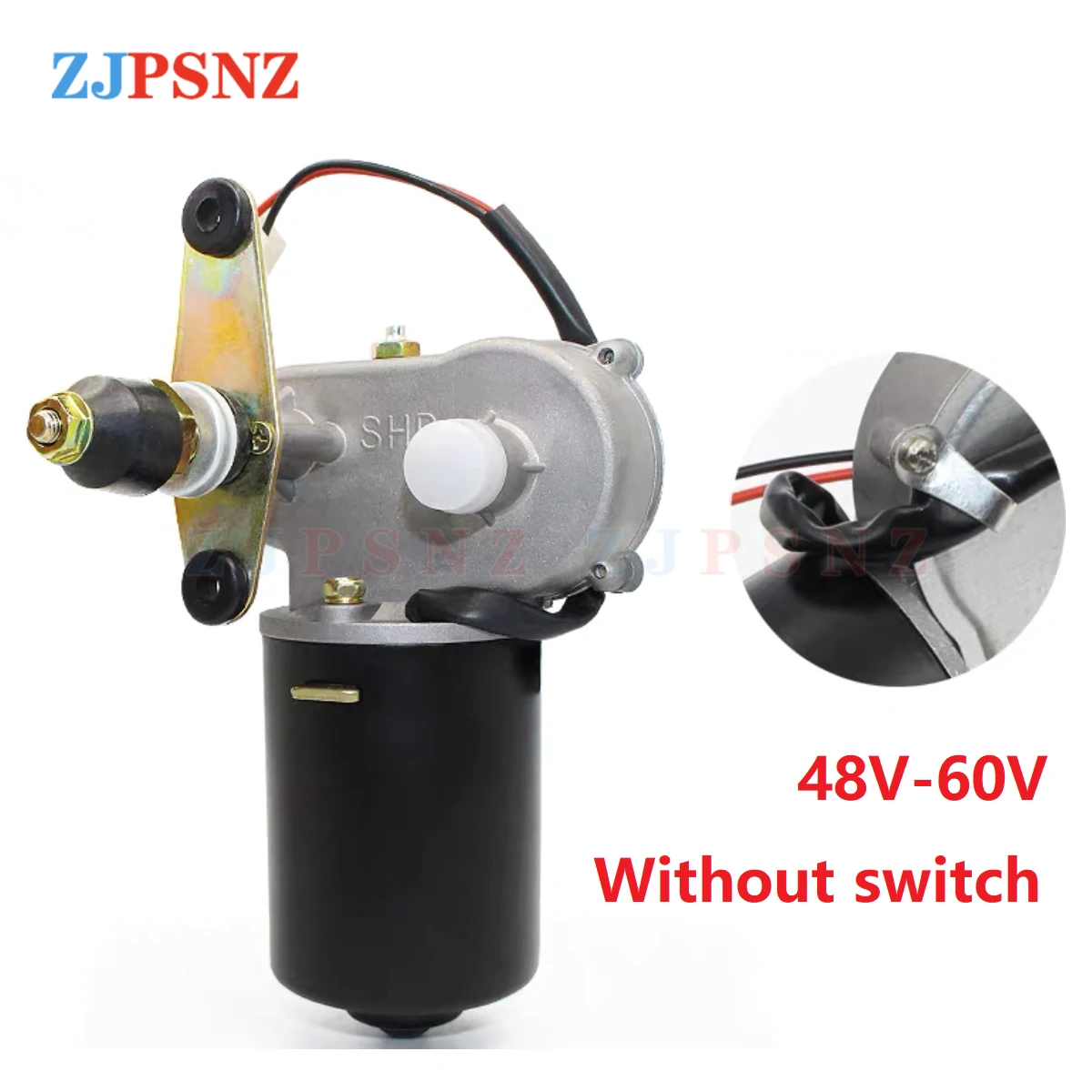 12V 48V 60V Wischerblätter Elektrischer Wischermotor ohne Knochen Elektrischer Wischermotor mit/ohne Schalter Elektrofahrrad-Dreiradwischer ﻿ – Detail 15
