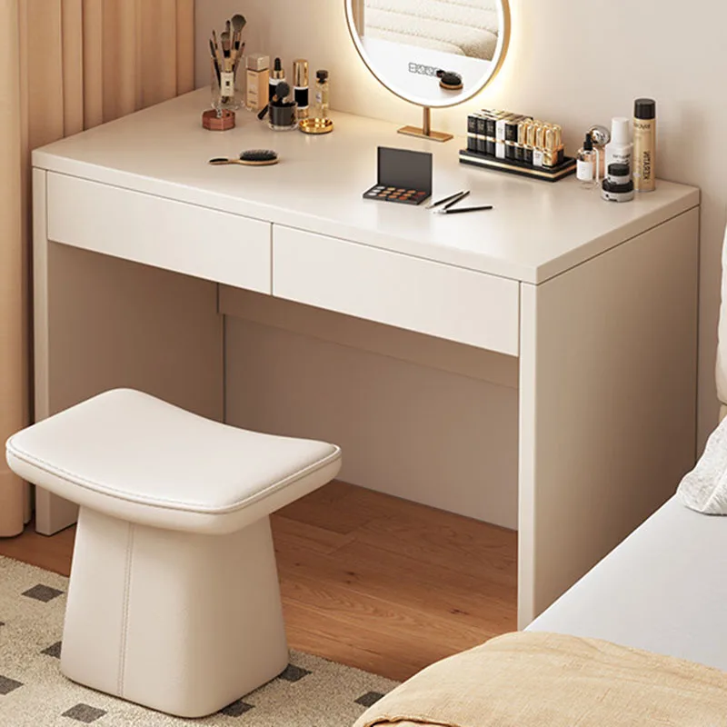 

Large Size Vintage Vanity Table Wooden Chinese Style Salon Save Space Dressing Table Luxury Vestidores Lounge Suite Furniture