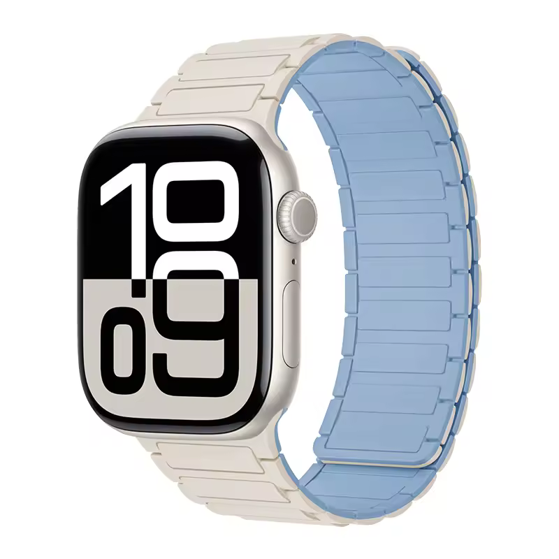 Magnetic Silicone Band for Apple Watch Ultra 3 2 49mm 46mm 42mm 45mm 44mm 40 41mm Strap IWatch Series 11 10 9 8 7 6 SE Bracelet - Image 20