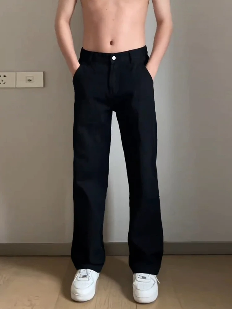 

Мужские летние тонкие джинсы Bla Slim Fit Straight Leg, большие размеры, в американском уличном стиле, повседневные прямые джинсы