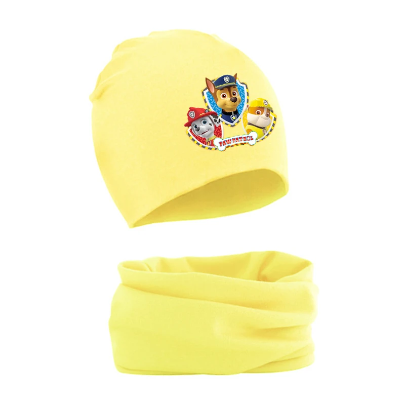 Paw Patrol Kids Kawaii Hoed Sjaal Sets Anime Cartoon Winter Warm Windscherm Mode Leuke Cap Kraag Pak Kinderen Verjaardagscadeautjes