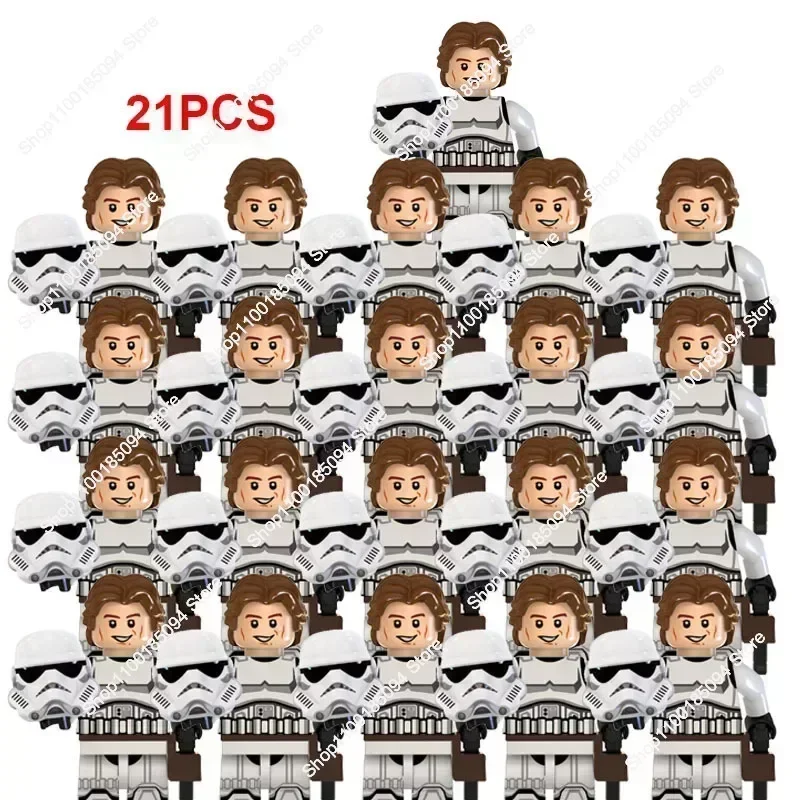 

Hot Toys New 21pcs Star wars Clone Troopers Wars Legion Building Blocks Shadow Stormtrooper Bricks Wars Action Figures mini Toys