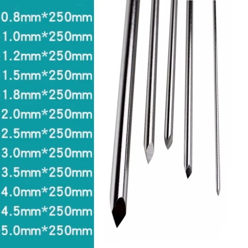 10pcs Veterinary Surgery K-Wire Orthopedic Kirschner Wire Pins Trocar one Ends Veterinary Tools