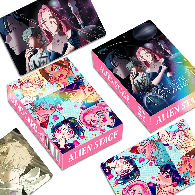 Self-Printed LOMO Card For 2025 The Latest 30PCS ALIENSTAGE Anime Photo Card, Alien Stage Mini Sticker