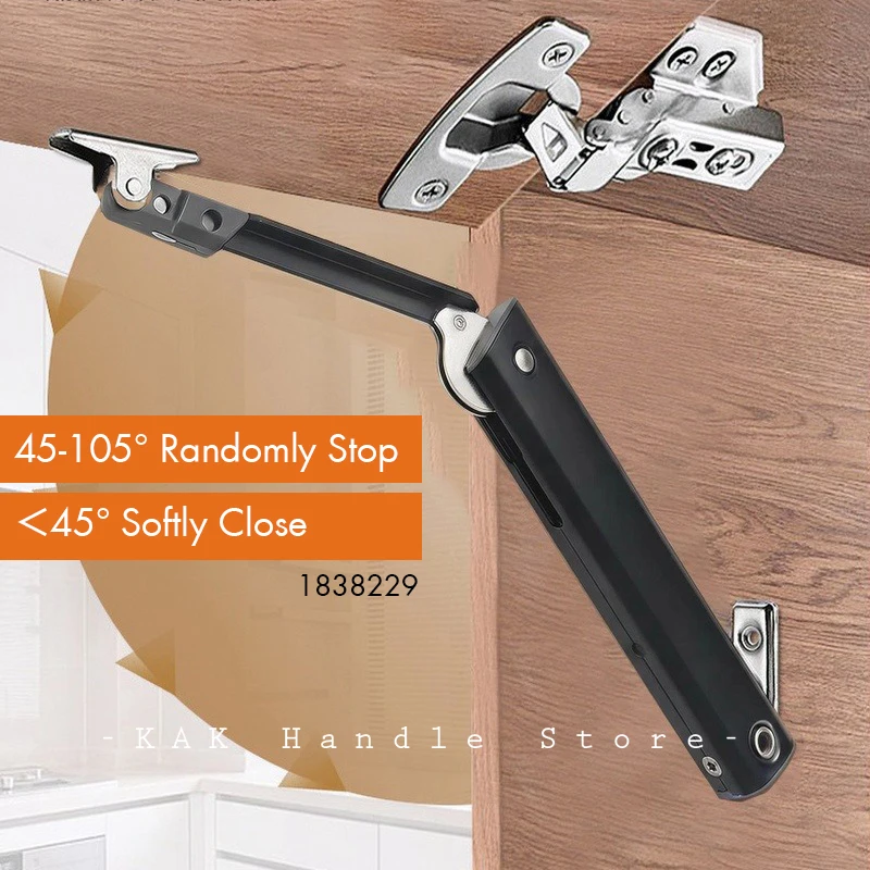 KAK Soft-Close-Scharniere für Küchenschränke, Zufallshaltefunktion, Möbelscharnier, Wohnmobil, Camper, Auto, hydraulische Türstütze, Hardware