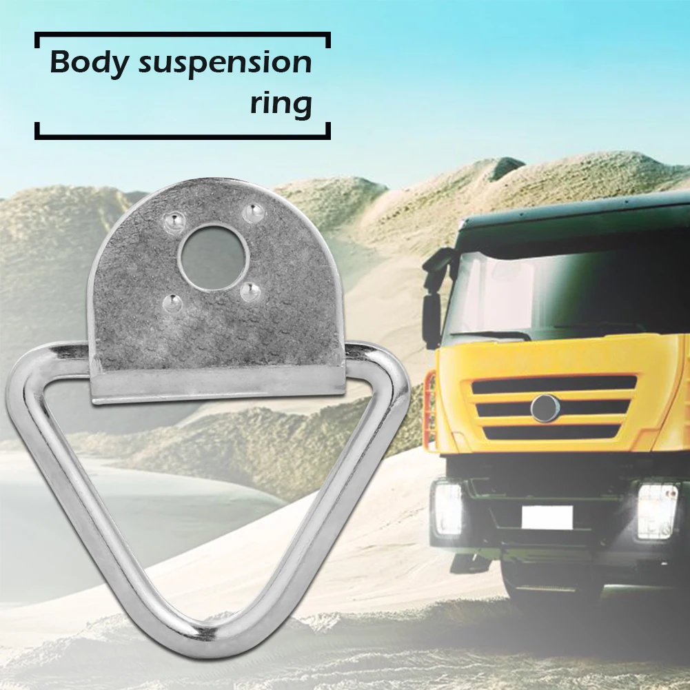 

1/2/3 Pcs Tie Down Lashing Ring+Cleat Bolt-on Anchor for Truck Trailer Van Boat Horsebox Size 78*65*11 Mm