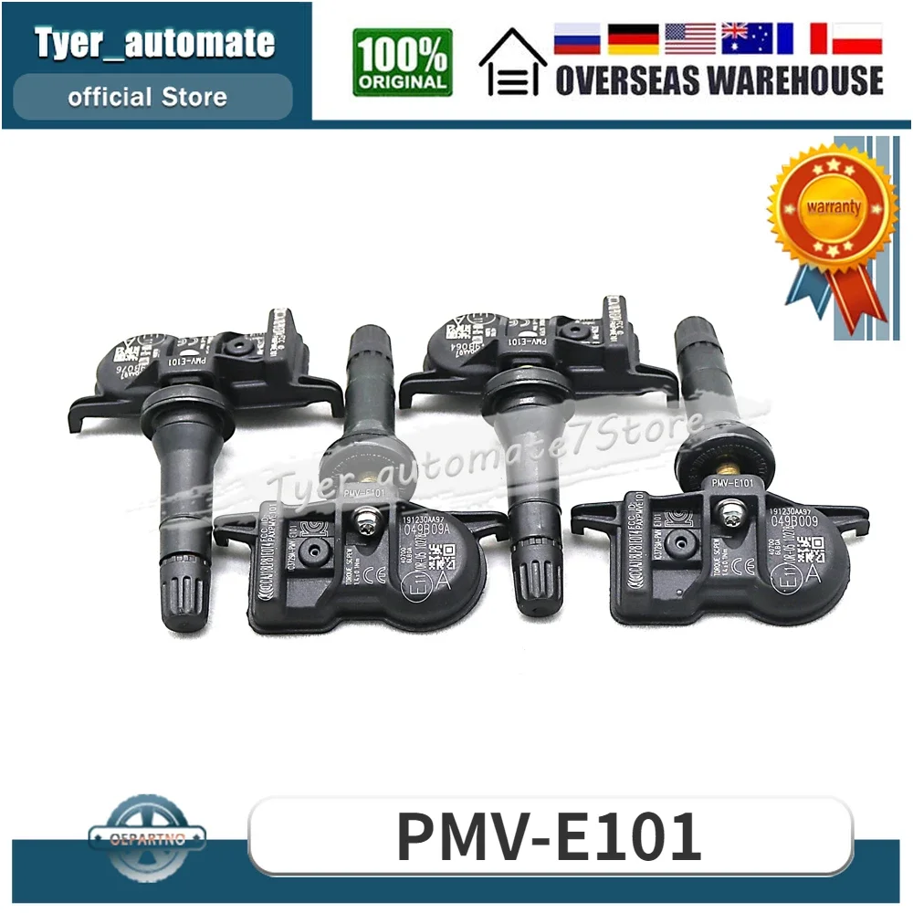 Sensor de Presión de Neumáticos para NISSAN KICKS, Sentra, Versa 2021, 2022, 2023, 2024, PMV-E101 40700-6LB0A TPMS 433MHz