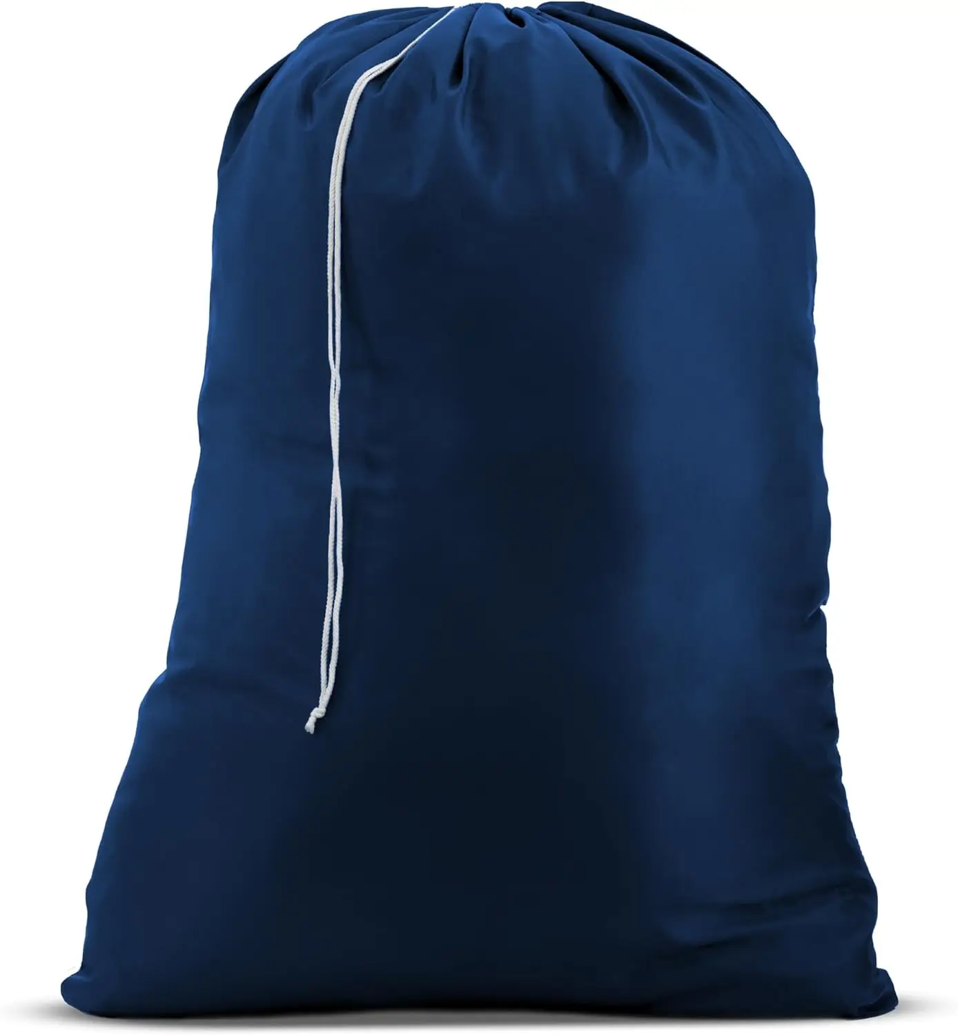

Heavy Duty Nylon Laundry Bag, 22x32 Inch, Drawstring Closure, Machine Washable, Storage, Navy Blue