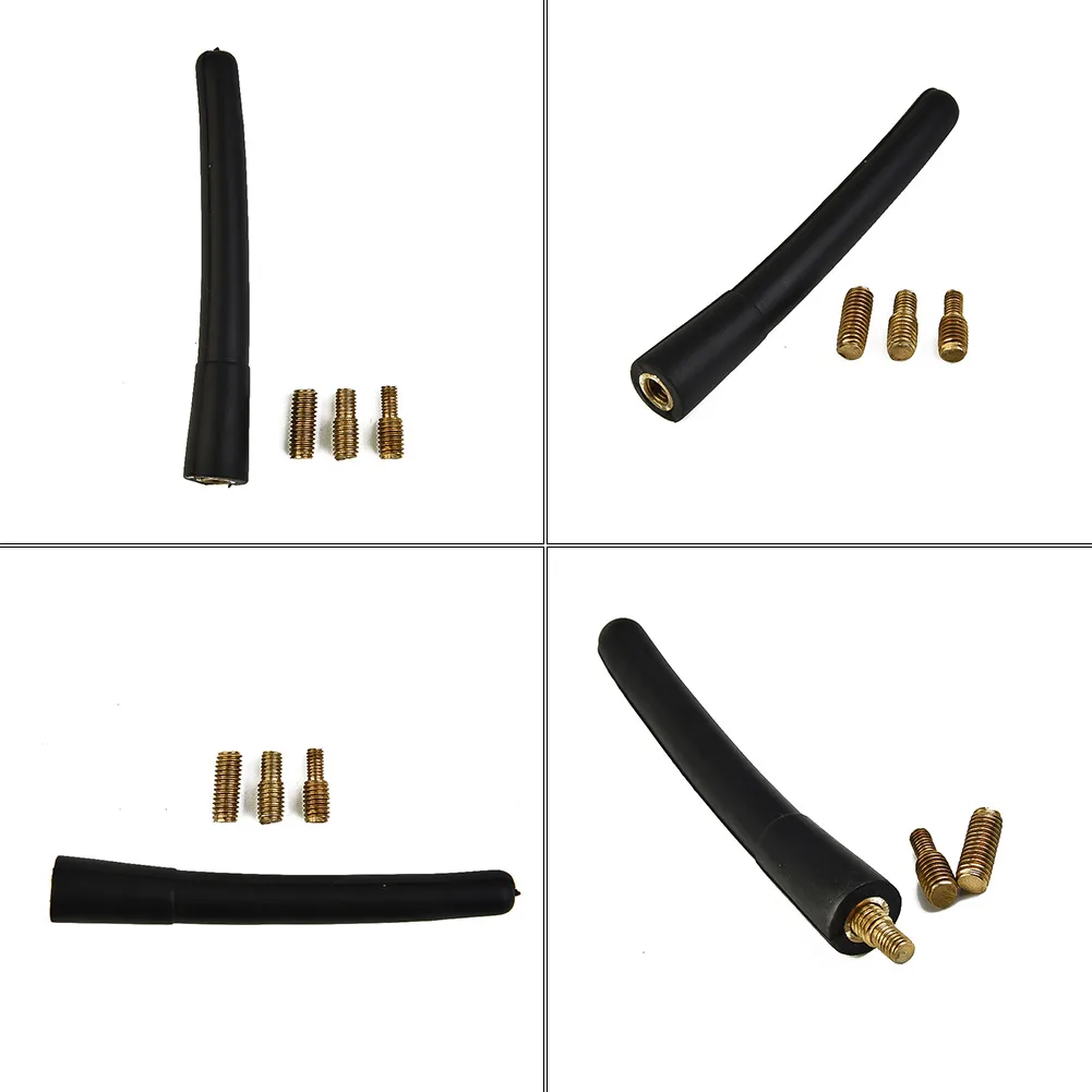 Professional Car Rubber Roof Short Rod Thread M5 for m6 Radio Antenna Auto 10cm Adapter New Latest Professional