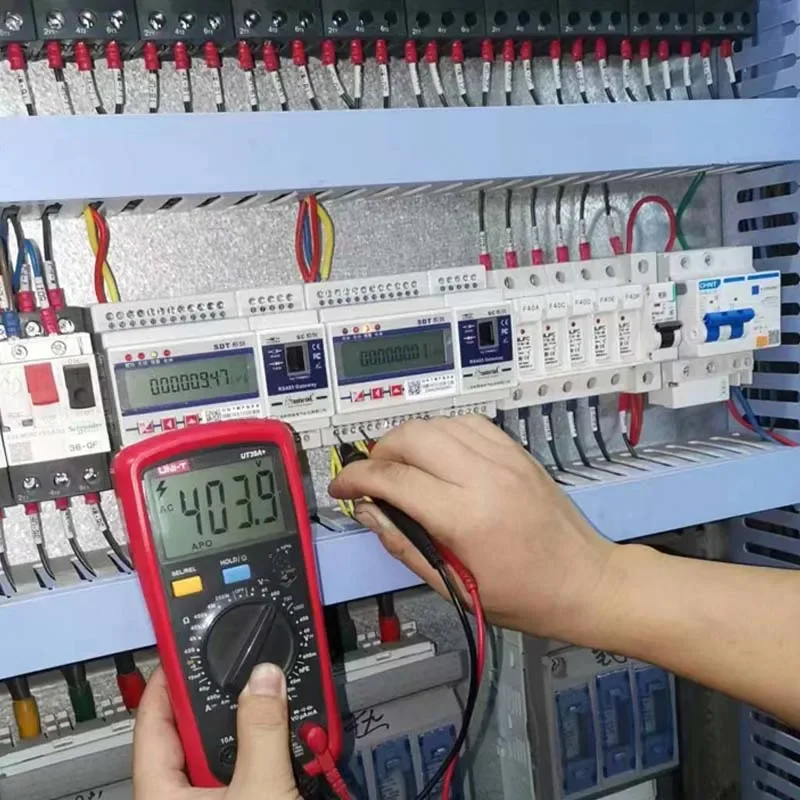SDE430E-C Ethernet 3-fazowy analizator mocy miernik MQTT Port szeregowy komunikacja HTTP Modbus-RTU elektryczne przyrządy pomiarowe