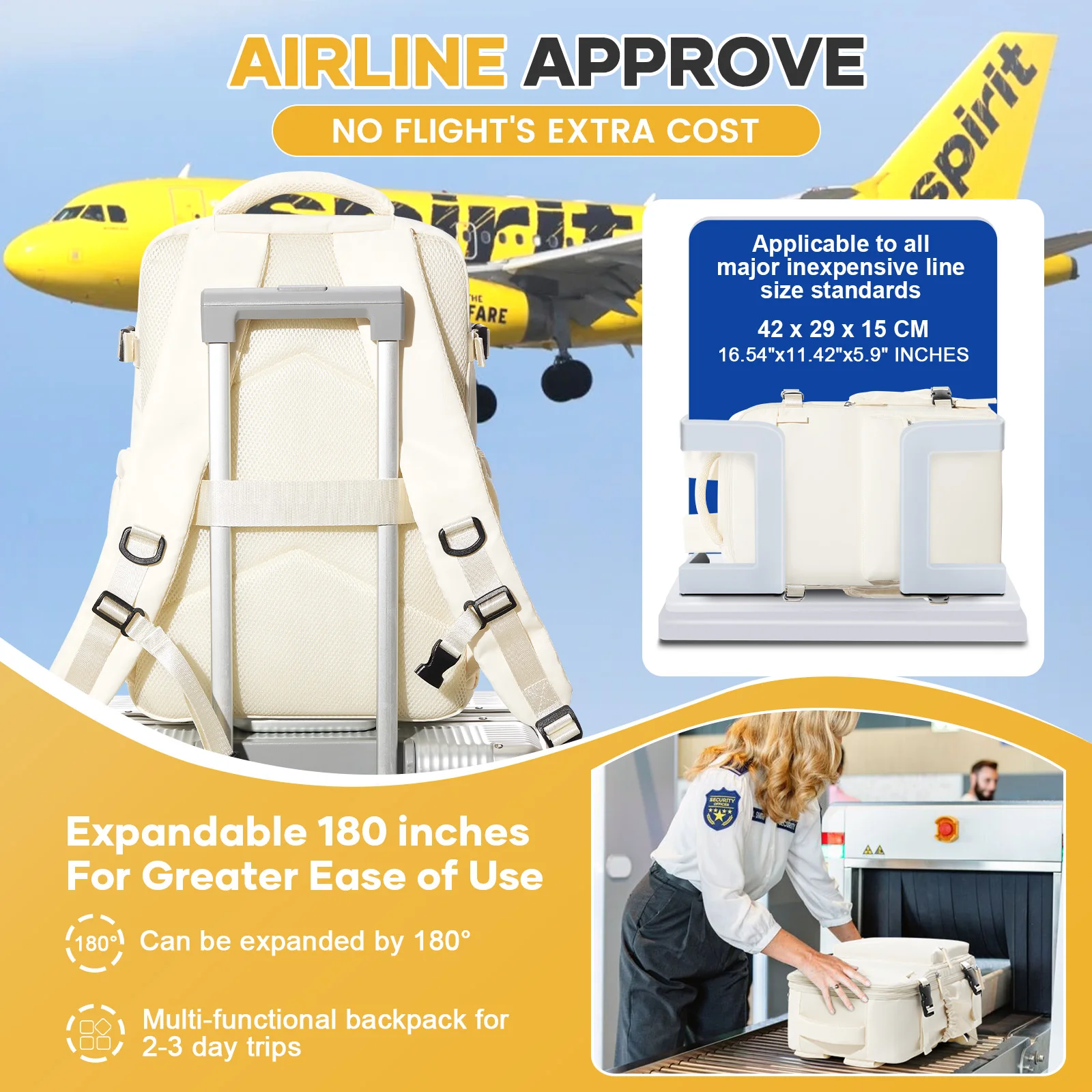 Ryanair Backpack Travel Cabin Airplane Backpack, Air Vacuum Compression  Backpack, Women Men Backpack Business Laptop Bag Handbag - AliExpress