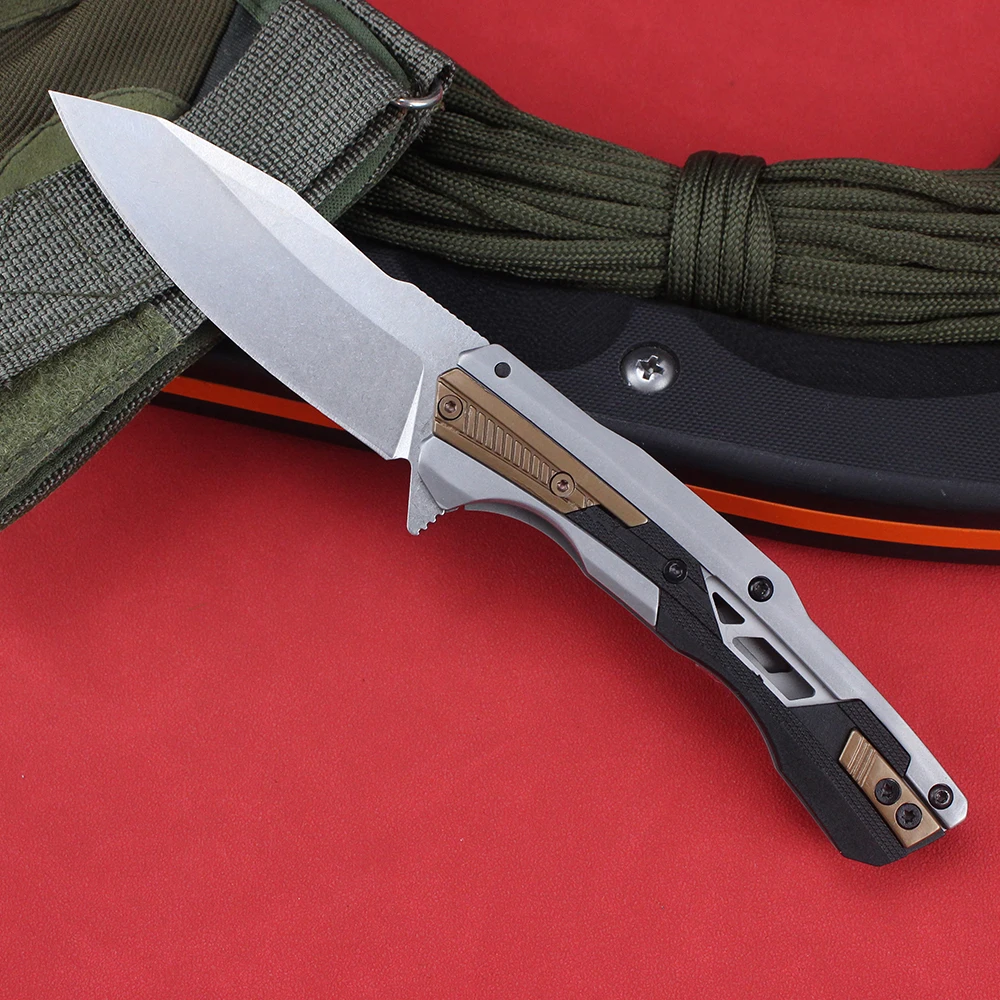 

NEW KS 2095 Tactical Folding Knife 8Cr13Mov Blade Portable Military Combat knife Outdoor Camping Hunting Survival EDC Knives