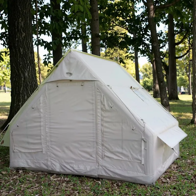 

2025 Luxury Portable Four-season Double Layer Inflatable Tent Thickened Waterproof 2000-3000mm 420D Oxford Sunscreen Material Qu