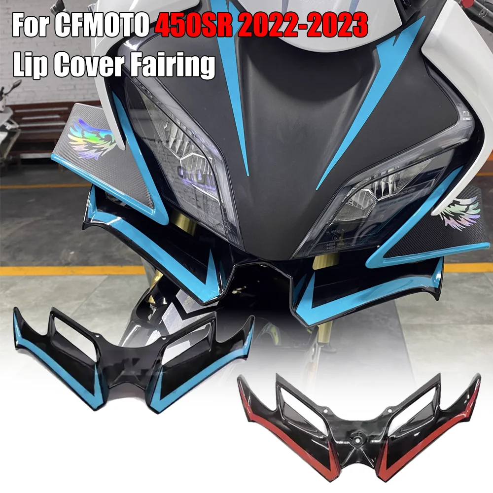 

450SR Motorcycle Accessories Forward air Lip Cover Fairing For Reduce Wind Resistance For CFMOTO 450SR 450 SR 2022 2023