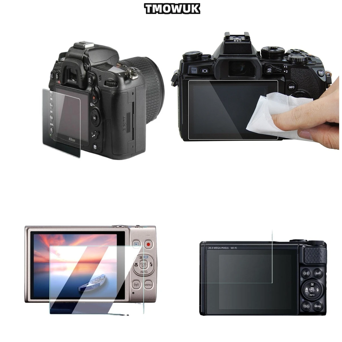 

For Canon SX730 SX740 Sx740hs Sx730hs Anti-Glare Tempered Glass Screen Protector 9H Hardness HD Clear Film