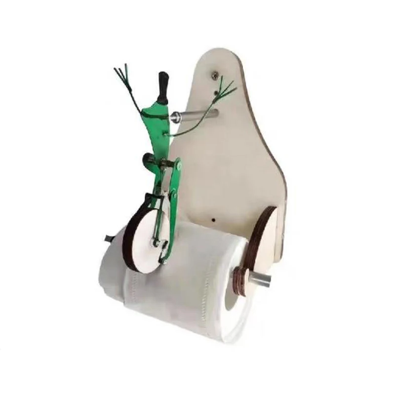 Creative Toilet Paper Holder Frog Riding Bicycle Toilet Roll Holder Wall Mounted Toilet Tissue Dispenser for Bathroom