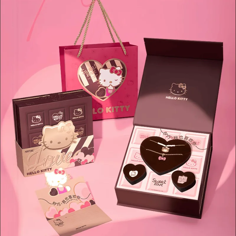 

Cute cartoon character Hello Kitty accessory gift box, selected fashion gift set, essential gift for girls' hearts to flutter