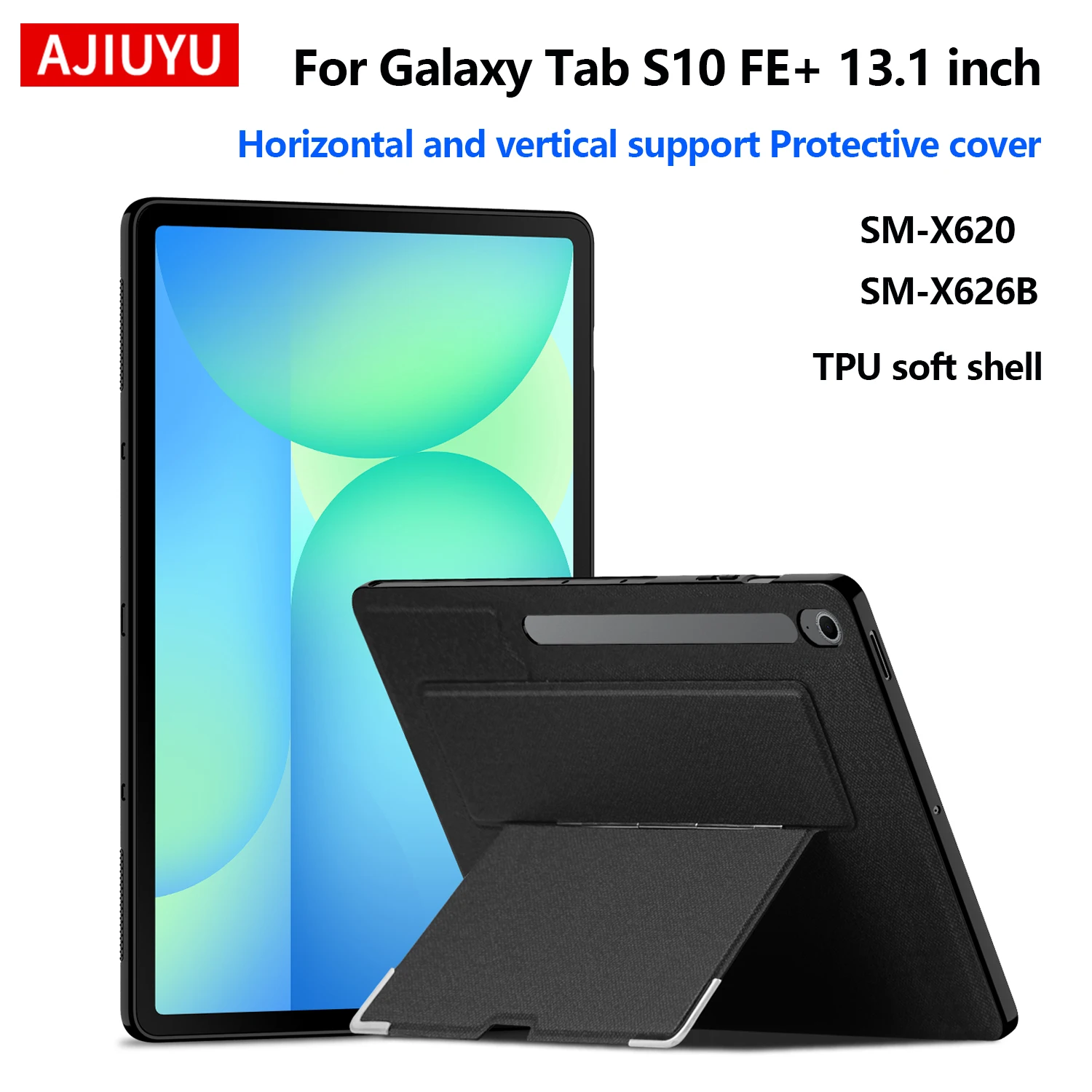 

Case For Samsung Galaxy Tab S10 FE+ 13.1 Inch 2025 Tablet for Tab S10 FE Plus 13.1" SM-X620 Back Cover Shell Protective Case