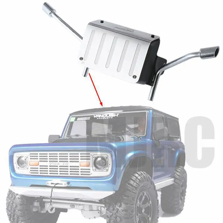 

metal Fuel tank and exhaust pipe 1/10 Rc crawler truck VP VS4-10 ORIGIN LIMITED tail exhaust pipe VP VS4 PRO VPS09003/4