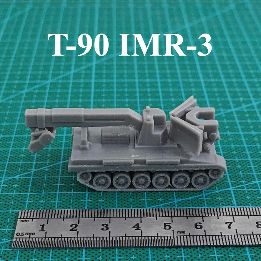 

Russia T-90 IMR-3 TRV,3D Printed,1/144 Scale Mini Tank Model,Resin,Paintable
