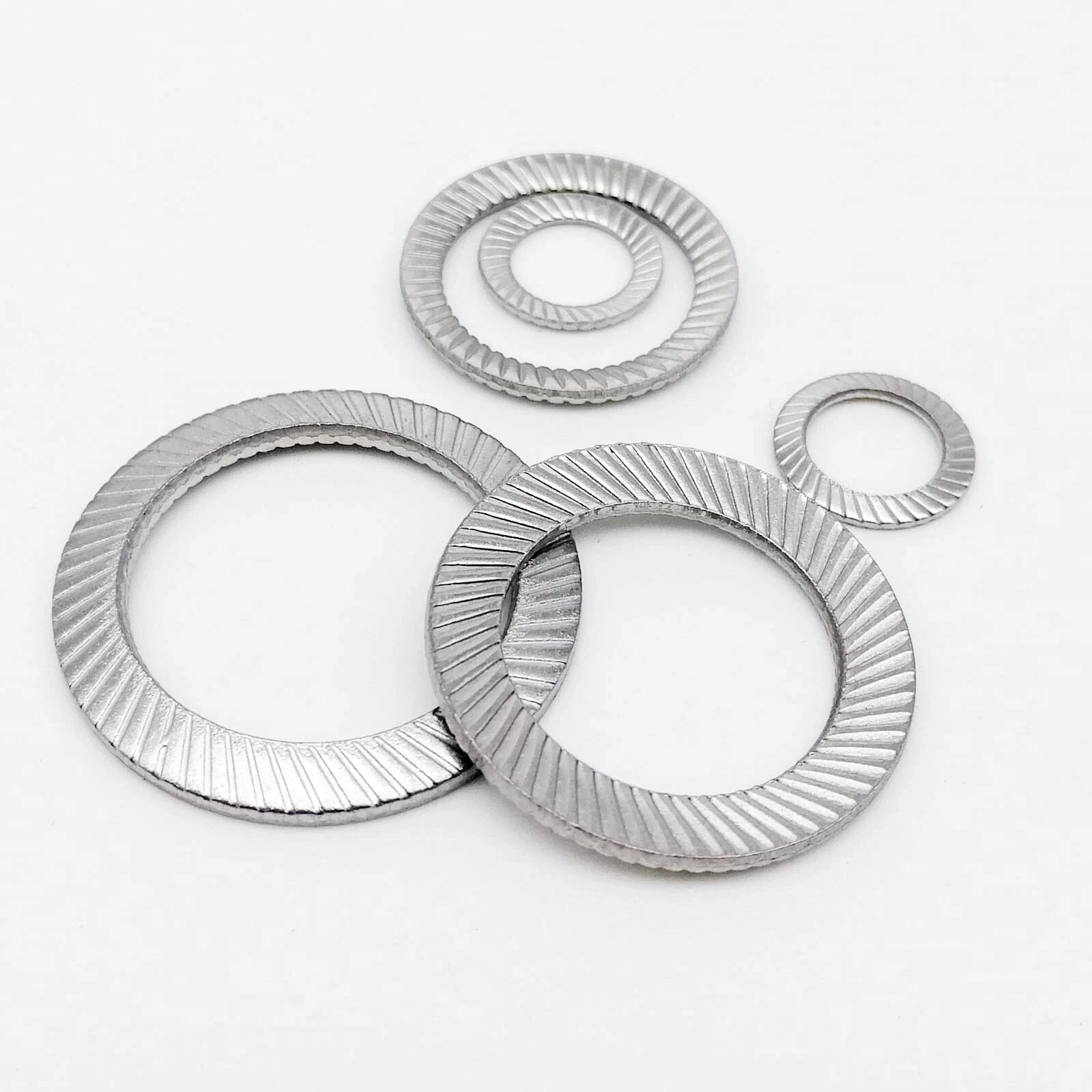 304 Stainless Steel DIN9250 Disc Spring Serrated Lock Washer Knurled Elastic Gasket M2.5 M3 M4 M5 M6 M8 M10 M12 M14 M16