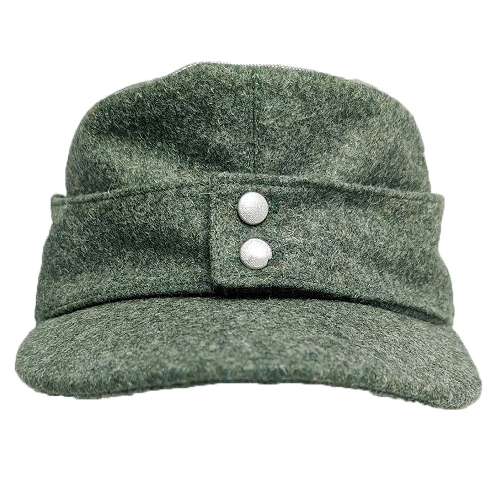 Gorra M43 lana algodón camuflaje – réplica Segunda Guerra Mundial - imagen 2