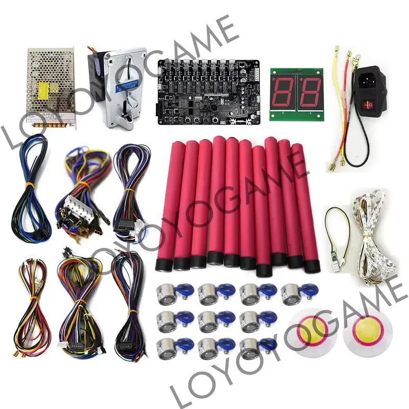DIY Eye Speed Chip Game Console Kit for Main Board Cable Display Board Handle with Instructions to Challenge Eye Hand