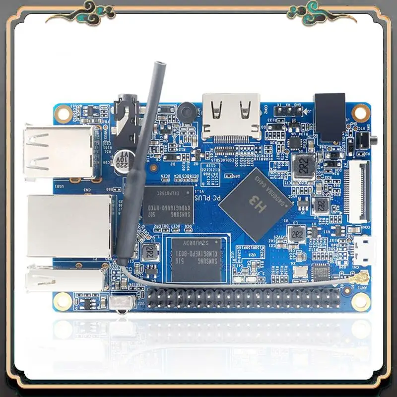 For Orange Pi PC Plus Single Board Computer 1G RAM 8GB EMMC Allwinner H3 For Android4.4 Ubuntu Debian OS Best Price
