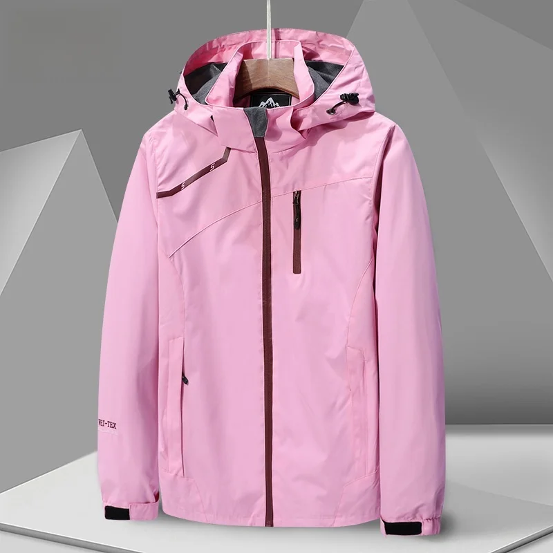 

You Zhaolin Men's Outdoor Jaet Windproof Hiking Coat Stand Fit Polyester Nylon Cosite Fiber Long Sve Zipper Closure