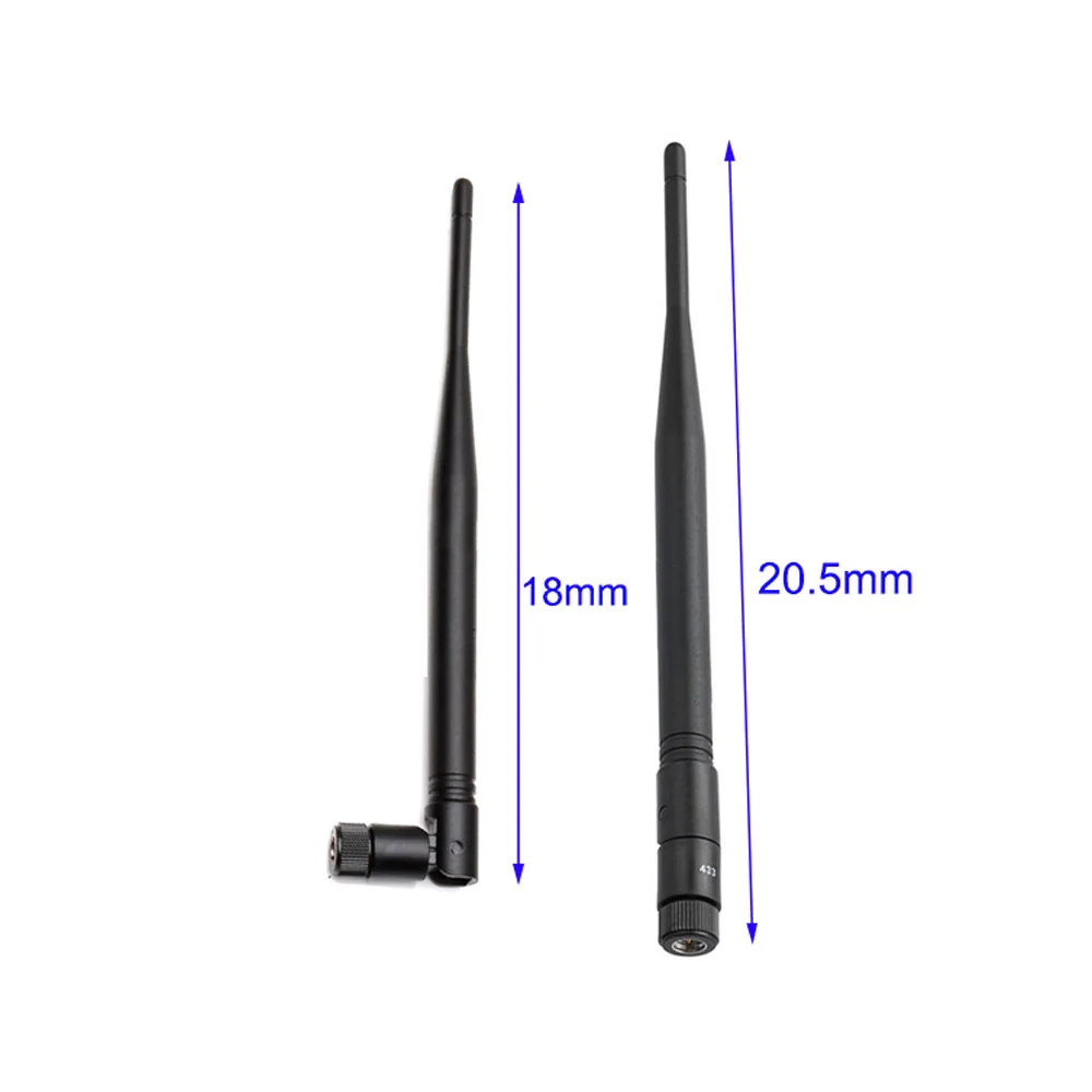 2 SZT. Antena 433MHz 6dBi SMA Męski 423-433MHz Wszechkierunkowa Składana Antena do Bezprzewodowego Modułu Transmisji Danych — zdjęcie produktu 5
