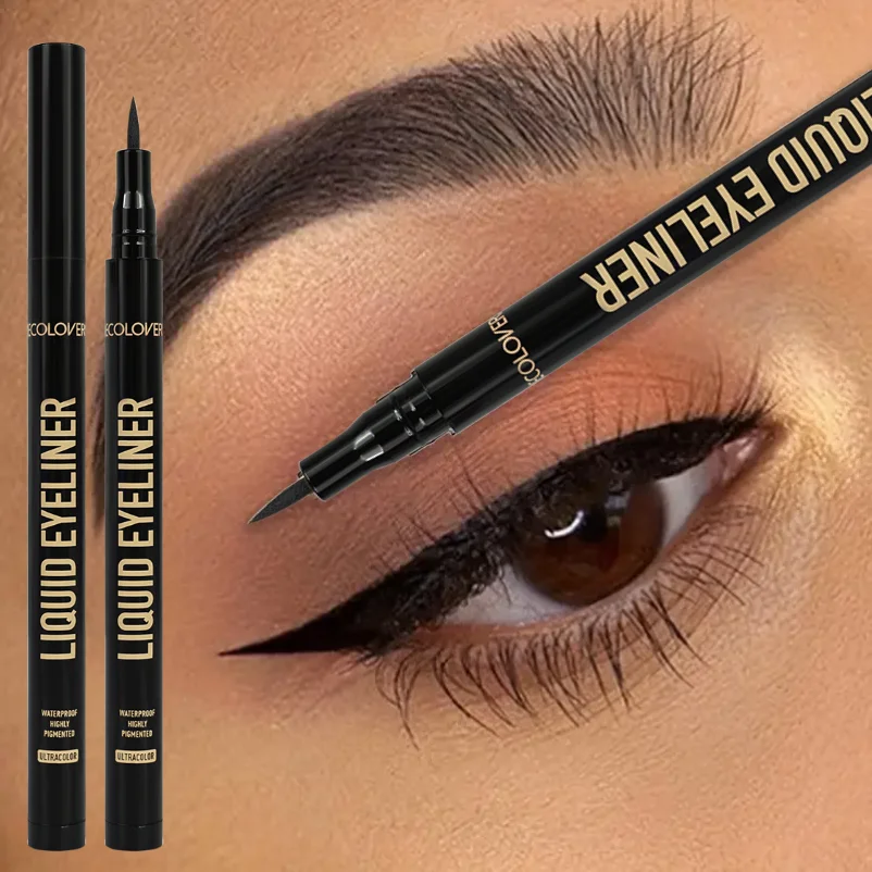 1PC Long-Lasting Liquid Eyeliner Pencil - Easy-to-Apply, Eye Makeup, Waterproof, Matte Finish Liner