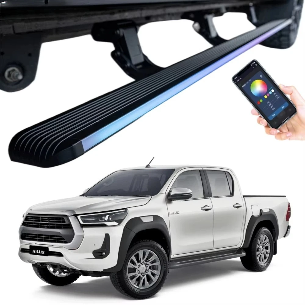 

Automatic Motorized Power Foot Running Boards Electronic Side Step For Hilux Vigo SR5 Single Cab 2009 2023