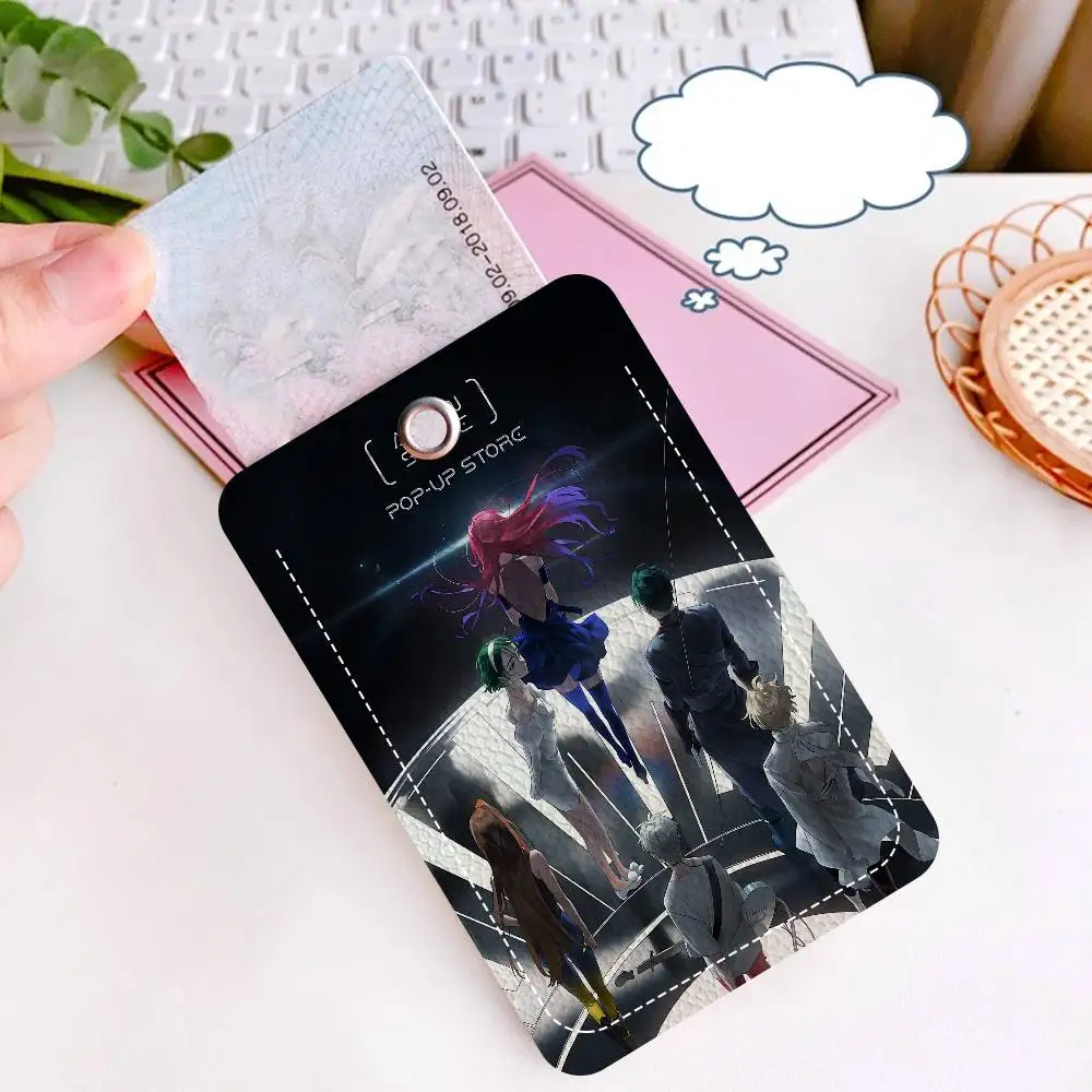Alien Stage Anime Style PU Access Card Holder with Keychain - Executive Protection for Bank card,Subway, Bus Card case