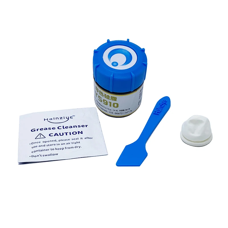 Pasta térmica condutora de graxa de silicone para desktop pc cpu dissipação de calor placa gráfica de silicone lâmpada led dissip de calor