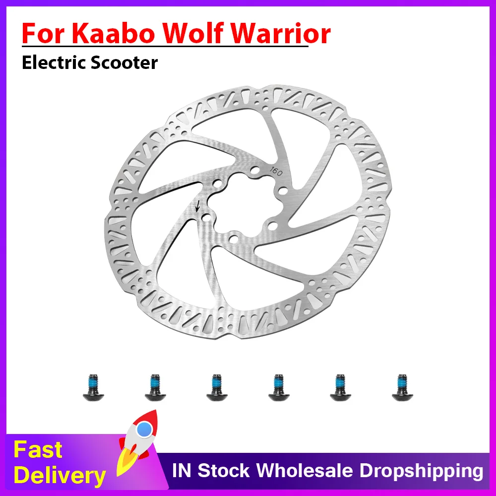 Disco de Freno de 160 mm para Kaabo Wolf Warrior X/11 Mantis10, para Kaabo Wolf King GTR/Wolf King+ Warrior/King GT, Accesorios para Scooter