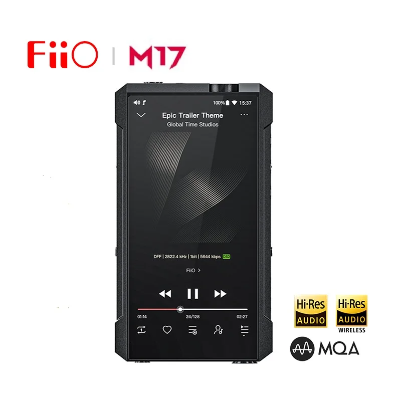 

Портативный настольный музыкальный плеер высокого разрешения FiiO M17, Android 10, Hi-Fi MP3 с двумя ES9038PRO/THXAAA-78+ DSD512, Bluetooth 5,0 MQA