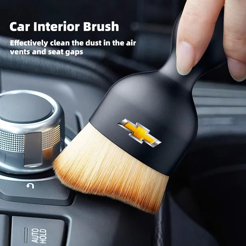 Cepillo suave para limpieza Interior de coche, herramientas para quitar el polvo para Chevrolet Spark Captiva Cruze Malibu Equinox Trax Camaro Blazer Traverse