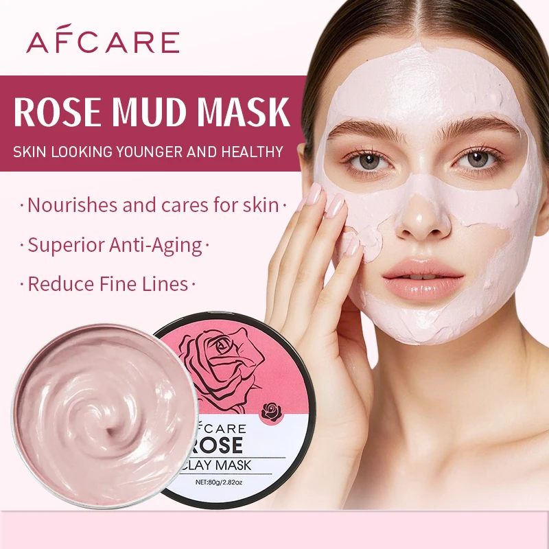 

Новая грязевая маска с розой, антивозрастная, выцветает, тонкие линии, ниацинамид, коллаген, гиалуроновая кислота, уменьшает морщины, уход за кожей лица, 80 г