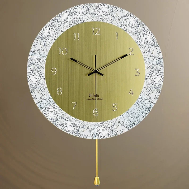 Nordic Creative Living Room Wall Clock Modern Simple Living Room Art Wall Clock Designer Dining Room Home Decor Duvar Saati FYWC