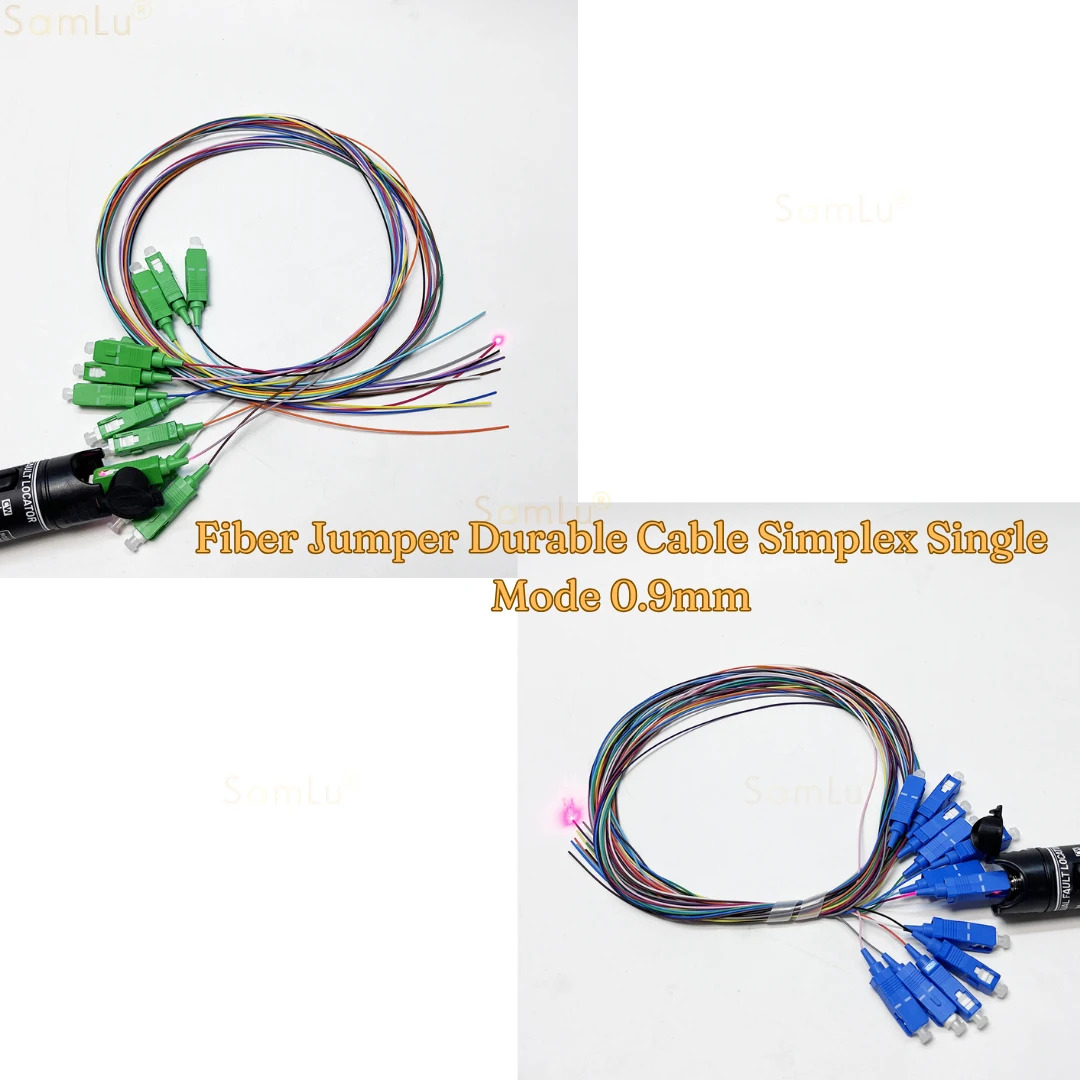 10Sets Optical Fiber Pigtail 1.5M Cable 12Core SC UPC APC Fiber Optic Pigtail Simplex 0.9mm 9/125 Single Mode SM SX LC UPC LZSH