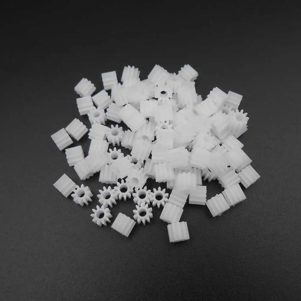 100 قطعة 0.5 متر 10T البلاستيك حفز والعتاد ترس 0.5 معامل 10 الأسنان T = 10 تتحمل ثقب فتحة 2.5 مللي متر 2.45 مللي متر 2.5A لتقوم بها بنفسك نموذج 10T2.5A 102.5A #1