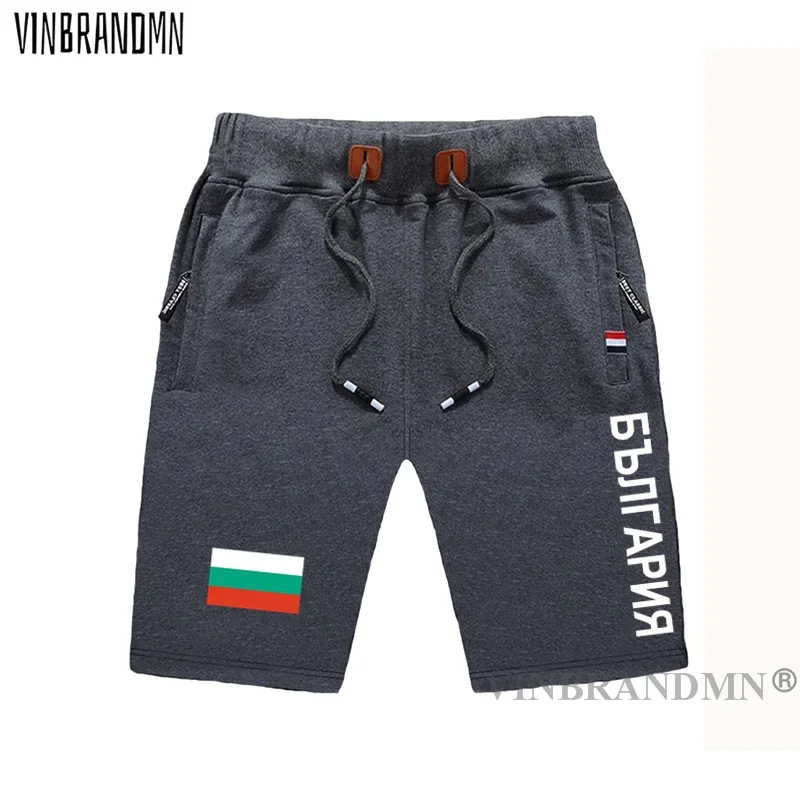 Republic of Bulgaria Bulgarian mens shorts beach man men's board shorts flag workout zipper pocket sweat bodybuilding 2021 BG