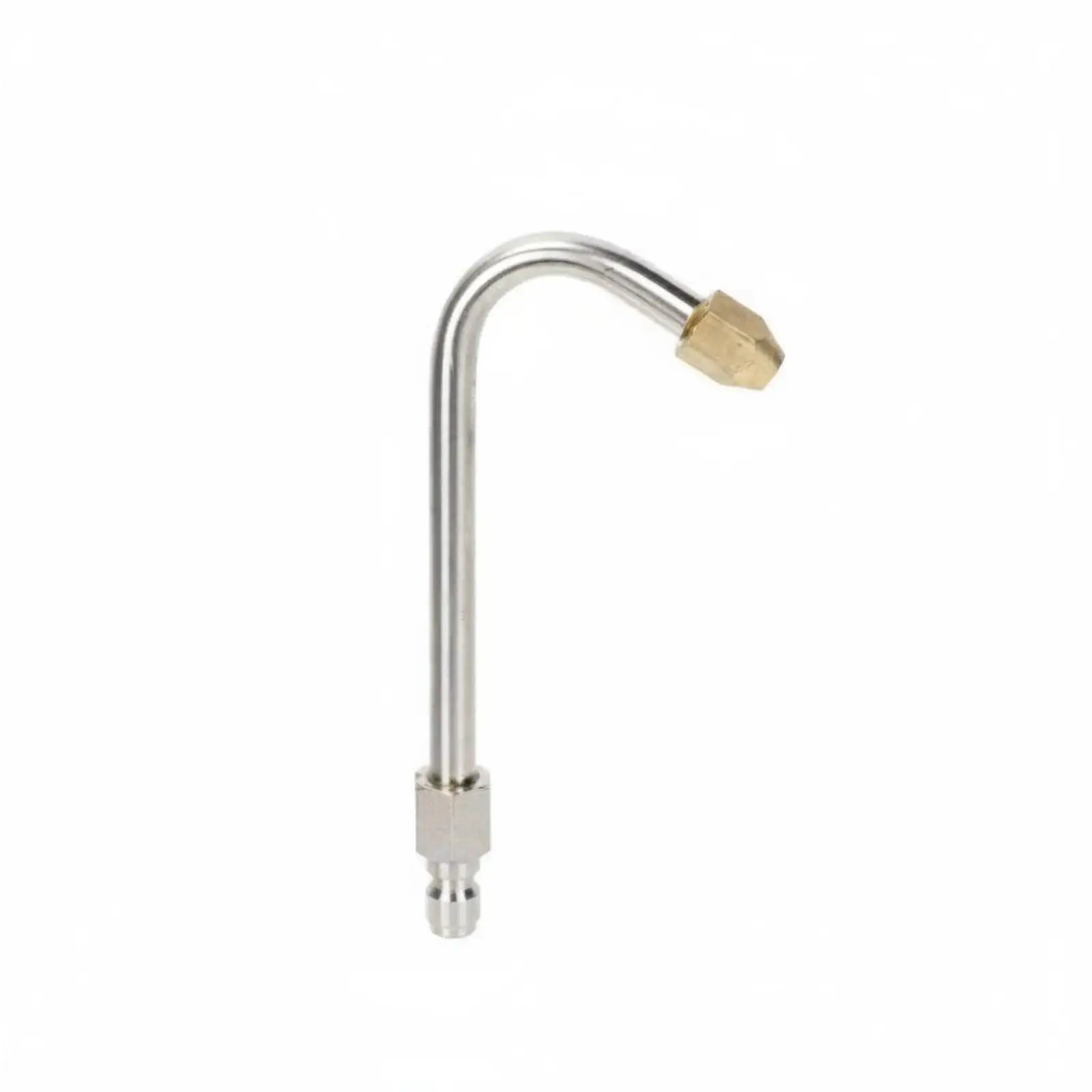 High Pressure Sprayer Nozzle U Bend Extension Rod Copper Water Spray for Car and Home Outdoor Wash