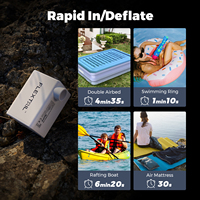 FLEXTAIL MAX PUMP PLUS - Portable Air Pump with 1600mAh Battery Type-C Rechargeable for Inflation, Deflation and Compression
