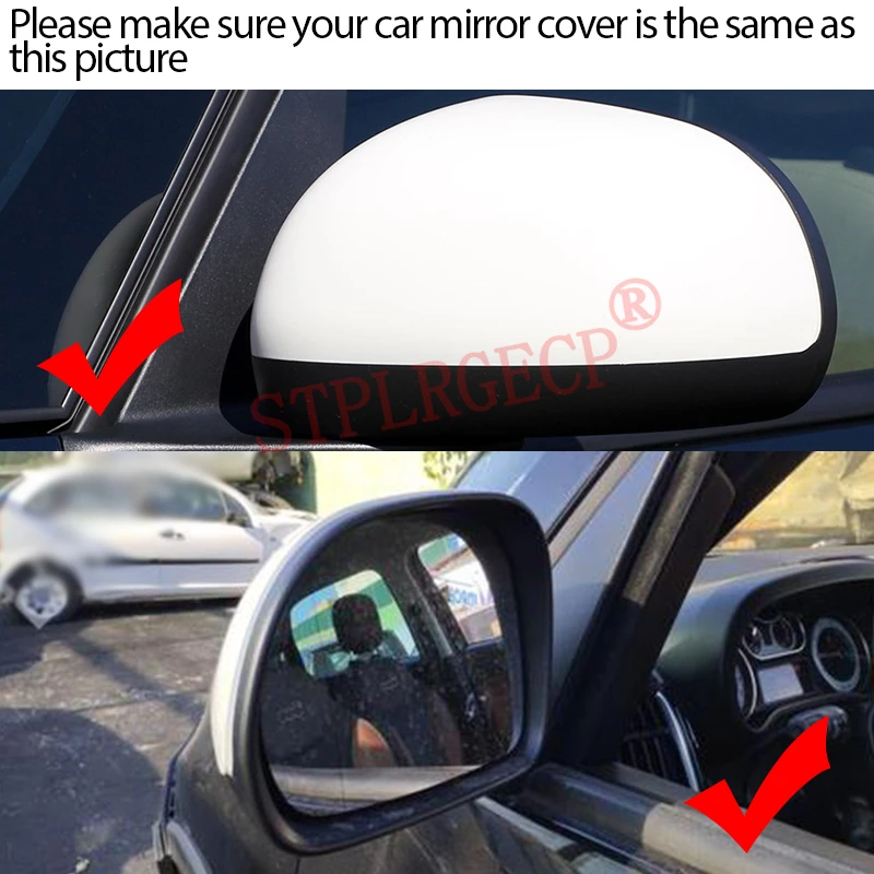 For Fiat 500L 2012-2020 2021 2022 Left or Right Side Sliver Heated Wing Mirror Glass LH RH Rear View Mirror Plate Accessories