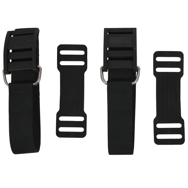 2Pcs Scuba Diving Tank Strap BCD Tank Strap Band Weight Webbing Belt With Buckle Diver Equipment