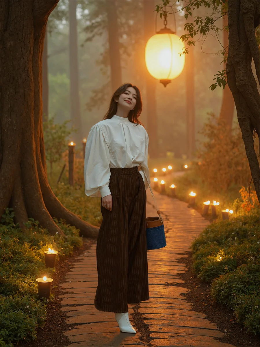 

Женская рубашка с круглым вырезом, полувысокий воротник, корейский стиль, с открытыми плечами, сексуальный дизайн, модные шикарные повседневные женские блузки, топы, женские