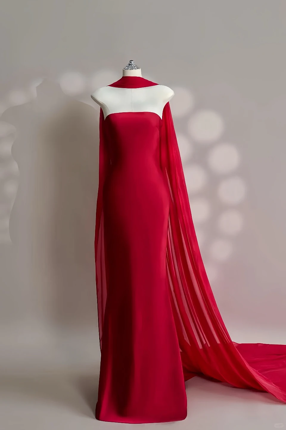 Elegant Silk Red Strapless Celebrity Dresses Off The Shoulder Backless Mermaid Temperament Simple Party Prom Evening Gown New