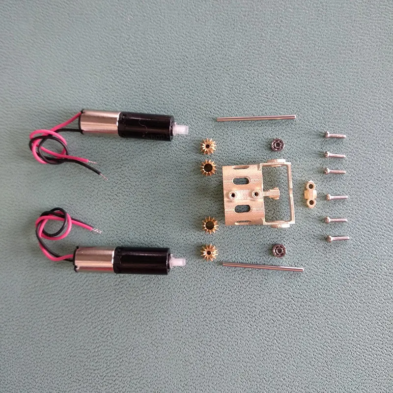 For Miniature Twin Transmission Crawler Gearbox 1/87 1/72 Crawler Model Engine Static Modification